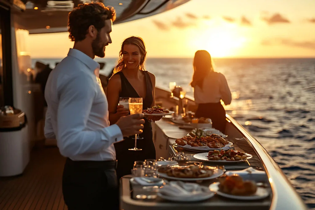 Image – sunset dining cruise experience with leisure travel for US travellers