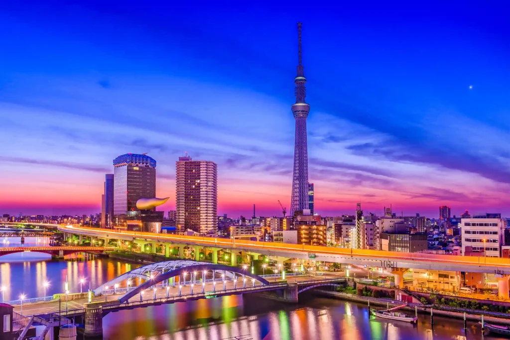 Image – Japan travel experience with Tokyo city skyline tours for US travellers