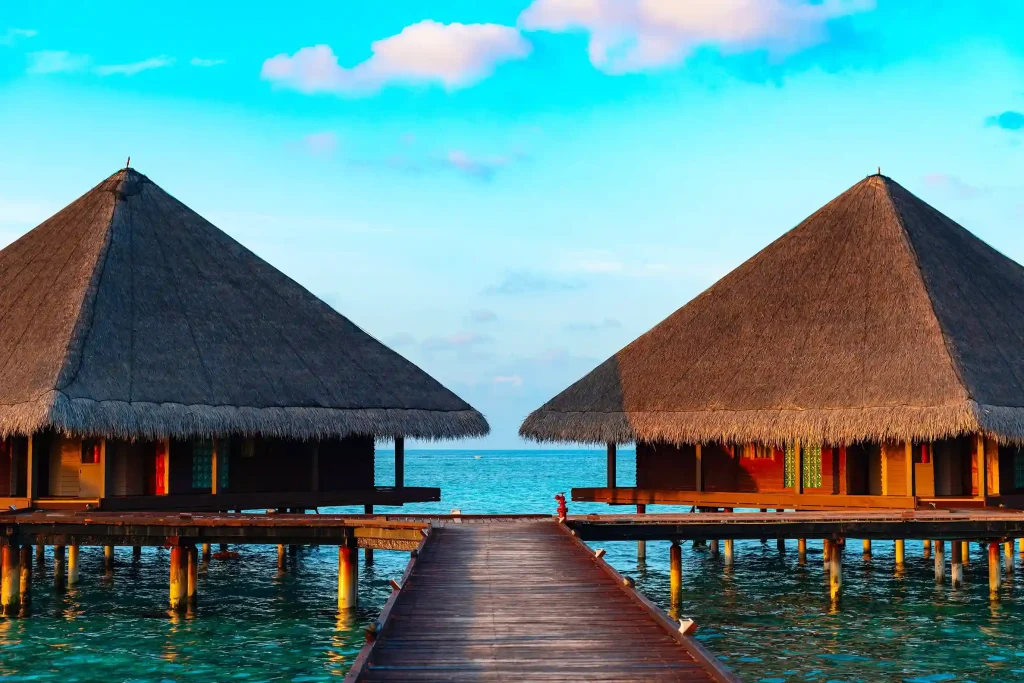 Image – Maldives travel experience with sunrise water villa views for US travellers